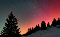 Nordlights Switzerland, Ibergeregg, Schwyz Bild: Philipp Düsel | www.fotografie-duesel.ch Instagram: @fotografieduesel.ch @philipp_dice @animals_philipp_dice